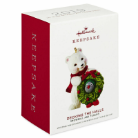 Snowball and Tuxedo Decking The Halls Ornament 2019 - Image 3