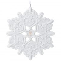 2020 Snowflake Porcelain Ornament - Image 3