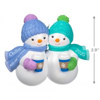 Chillin' With My Sister Snowmen 2020 Ornament - Image 4