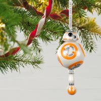 Star Wars™ BB-8 Baby's First Christmas Porcelain Ornament With Rattle - Image 2