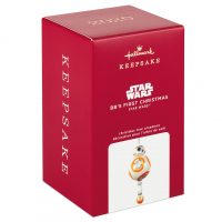 Star Wars™ BB-8 Baby's First Christmas Porcelain Ornament With Rattle - Image 5