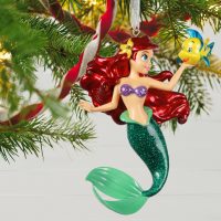 Hallmark Disney The Little Mermaid Ariel and Flounder 2020 Metal Ornament - Image 2
