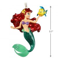 Hallmark Disney The Little Mermaid Ariel and Flounder 2020 Metal Ornament - Image 3