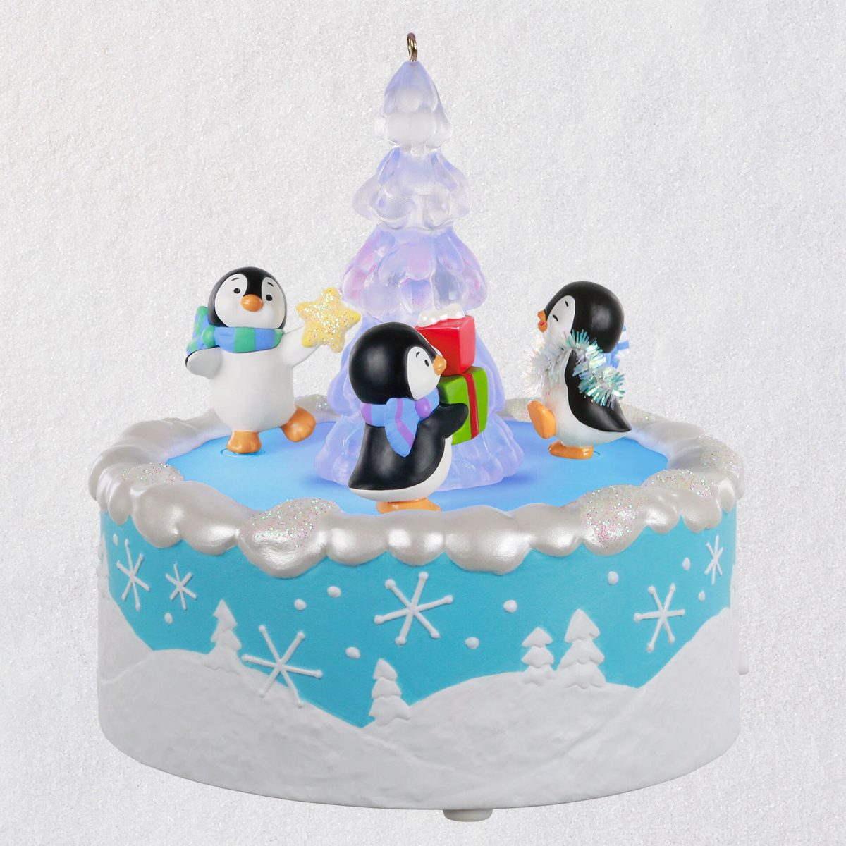 Playful Penguins Musical Ornament With Light and Motion - Occasions ...