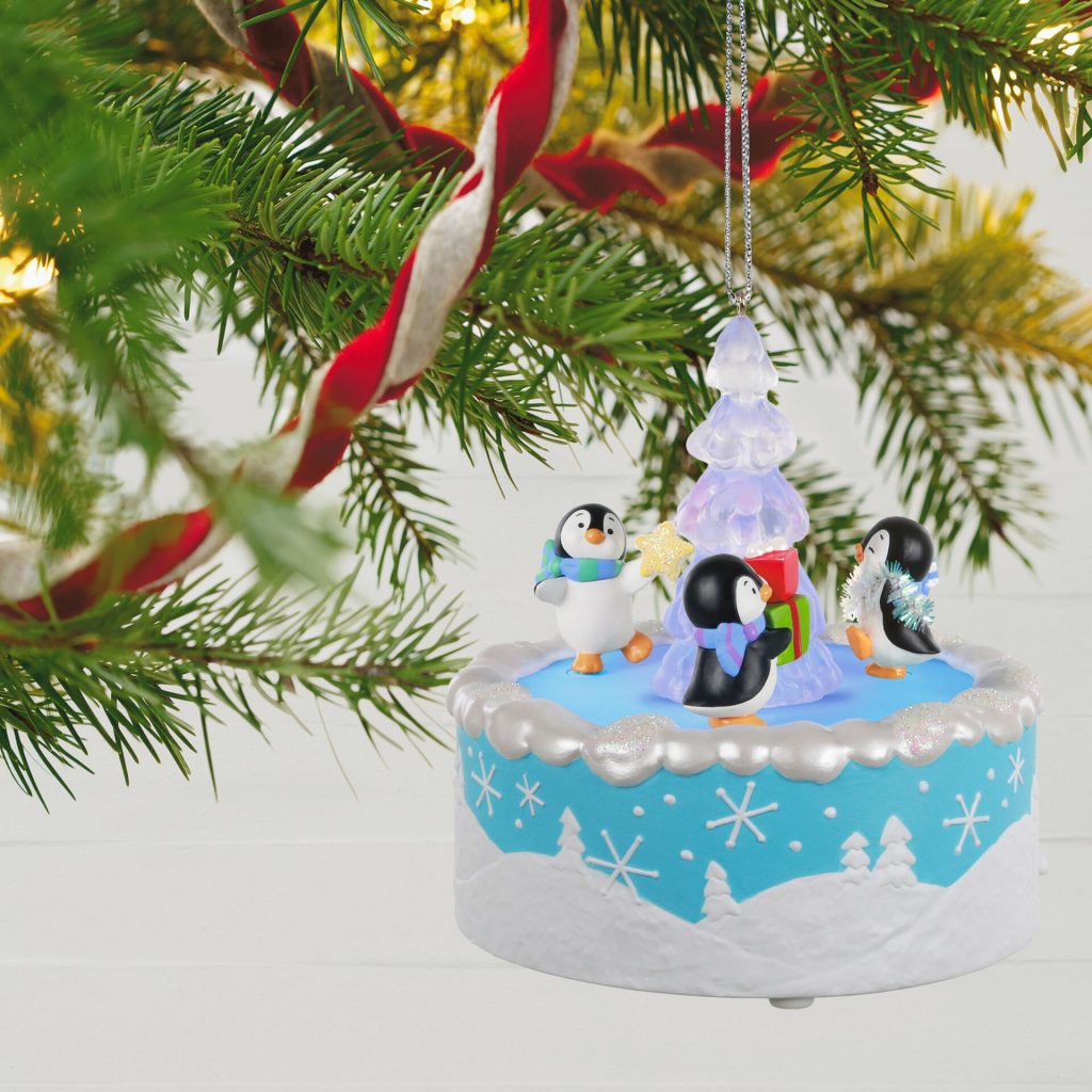 Playful Penguins Musical Ornament With Light and Motion - Occasions ...