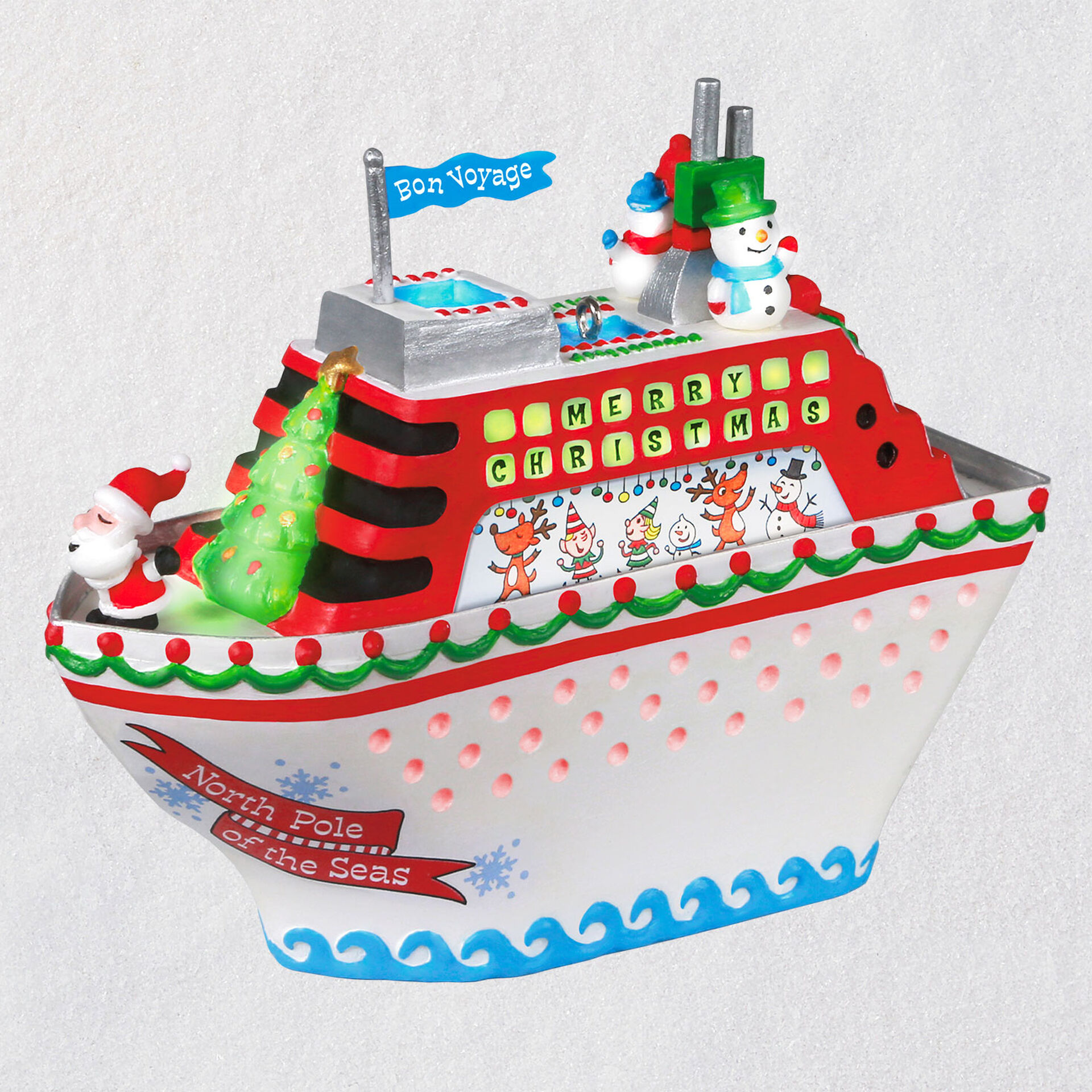 Christmas Cruisin' Musical Ornament With Light - Occasions Hallmark Gifts and More