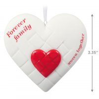 Close-Knit Family Heart Porcelain 2020 Ornament - Image 3