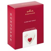 Close-Knit Family Heart Porcelain 2020 Ornament - Image 5