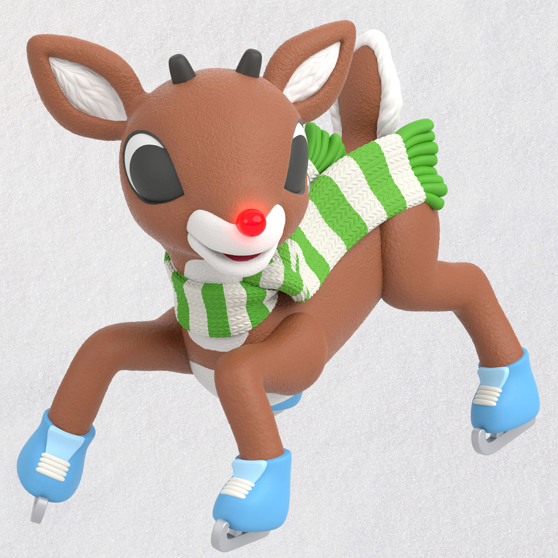 Rudolph the Red-Nosed Reindeer® Slippery Skating 2020 Ornament With Light - Occasions Hallmark Gifts and More