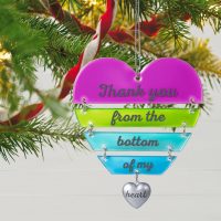 So Grateful Heart Metal 2020 Ornament - Image 2