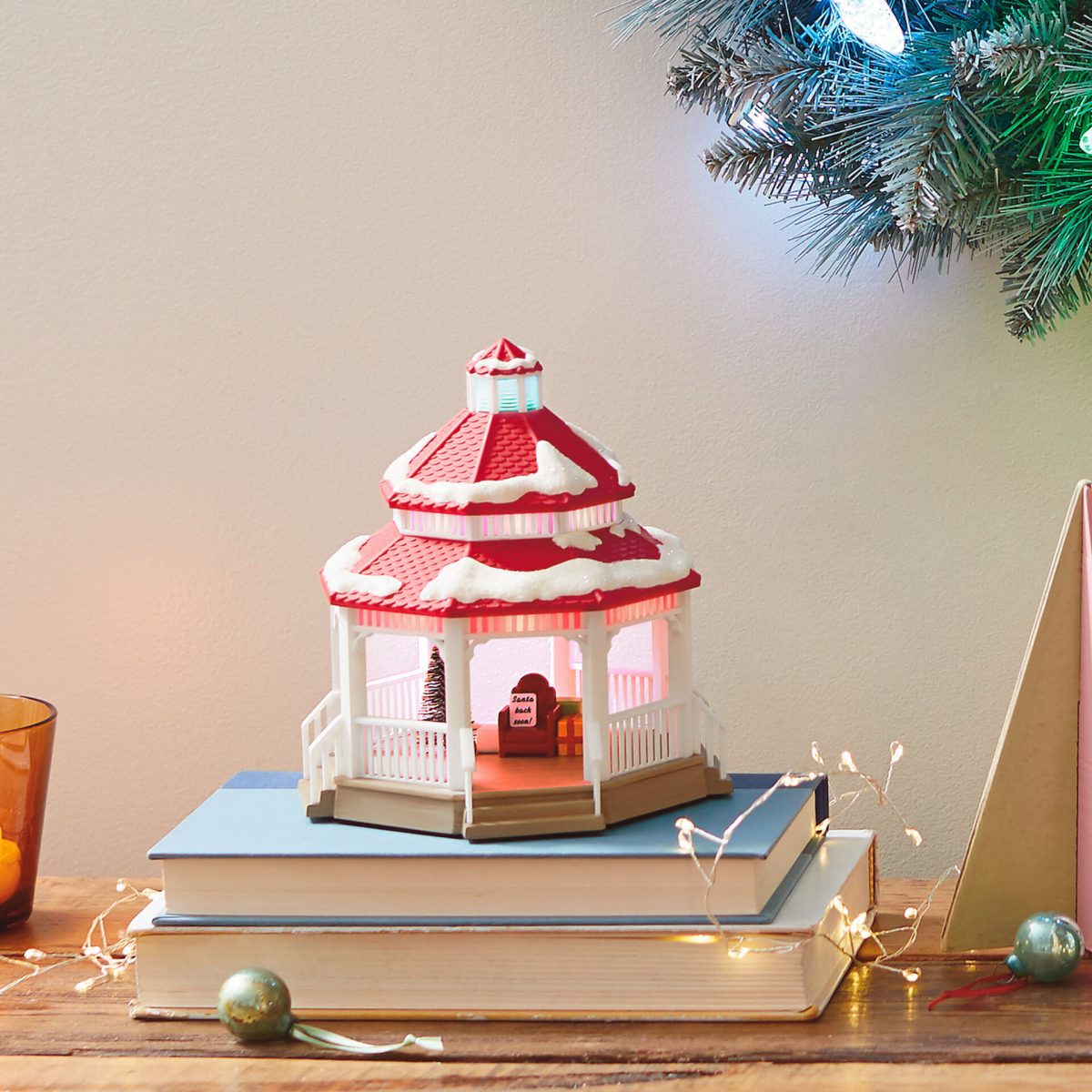 SoundaLight Santa's Gazebo Tabletop Decoration Occasions Hallmark