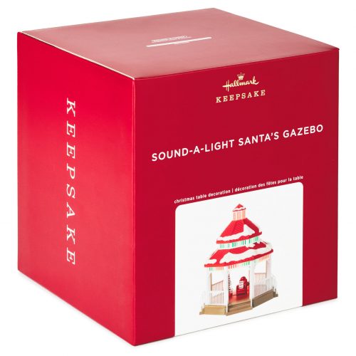 SoundaLight Santa's Gazebo Tabletop Decoration Occasions Hallmark
