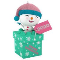 The Gift of Granddaughters Snowman 2020 Ornament