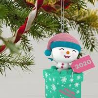 The Gift of Granddaughters Snowman 2020 Ornament - Image 2