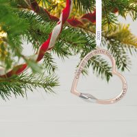 Carry My Love Heart-Shaped Carabiner Metal Ornament - Image 2