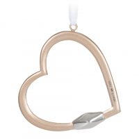 Carry My Love Heart-Shaped Carabiner Metal Ornament - Image 3