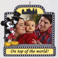 Disney Mickey Mouse On Top of the World! Photo Frame Ornament 2021