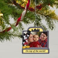 Disney Mickey Mouse On Top of the World! Photo Frame Ornament 2021 - Image 2