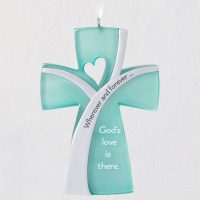 God's Love Is There Cross Ornament 2021