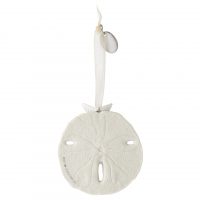 Remembered With Love Memorial Sand Dollar 2021 Porcelain Ornament - Image 2