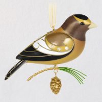 The Beauty of Birds Evening Grosbeak Ornament 2021