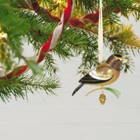 The Beauty of Birds Evening Grosbeak Ornament 2021 - Image 2