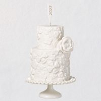 We Do Wedding Cake 2021 Porcelain Ornament