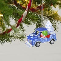 Holiday Parade Snow Removal Truck 2021 Ornament - Image 2