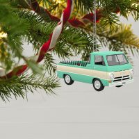 1966 Dodge A-100 All-American Trucks 2021 Metal Ornament - Image 2