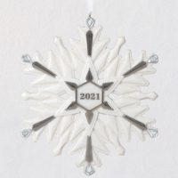 2021 Snowflake Porcelain Ornament