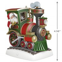 All Aboard! Santa Train Musical Ornament With Light and Motion 2021 - Image 3