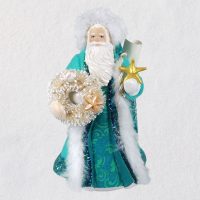 White Father Christmas Ornament 2021