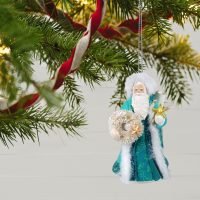 White Father Christmas Ornament 2021 - Image 2