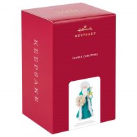 White Father Christmas Ornament 2021 - Image 5