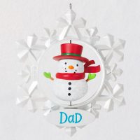 Dad Snowflake Ornament 2021