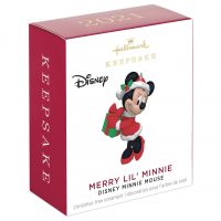 Mini Disney Minnie Mouse Merry Lil' Minnie Ornament 0.8" 2021 - Image 4