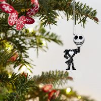 Mini Disney Tim Burton's The Nightmare Before Christmas Lil' Jack Skellington 2021 Ornament, 1.5" - Image 2