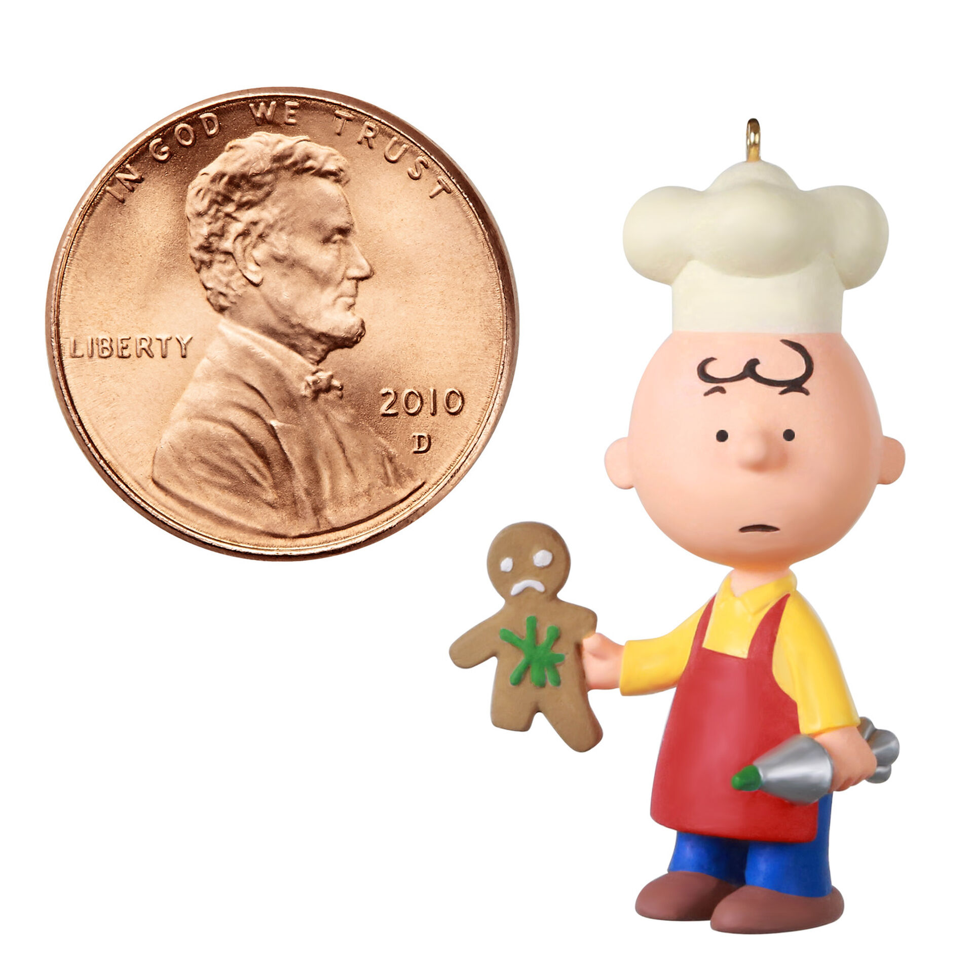 2021 Mini The Peanuts® Gang Baker Charlie Brown Ornament, 1.29