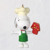 2021 Mini The Peanuts® Gang Baker Snoopy Ornament, 0.98"