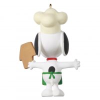2021 Mini The Peanuts® Gang Baker Snoopy Ornament, 0.98" - Image 4