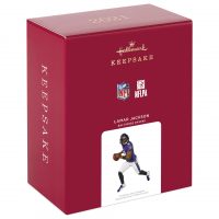 Lamar Jackson Baltimore Ravens Hallmark Christmas Ornament Recalled Mask New