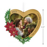 Our First Christmas Together 2021 Photo Frame Ornament 2021 - Image 3