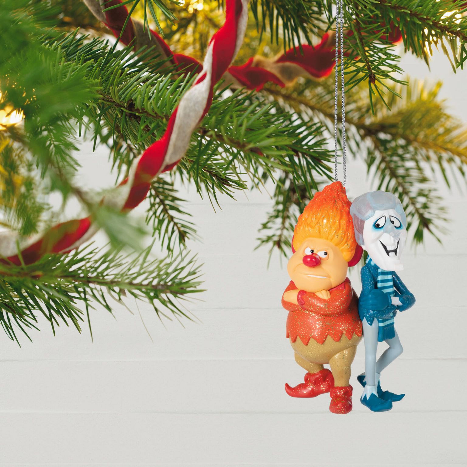 The Year Without a Santa Claus™ Snow Miser and Heat Miser Ornament 2021