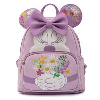 Loungefly x Disney Mickey & Minnie Mouse Floral Mini Backpack Handbag –  Open and Clothing