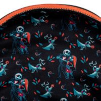 DISNEY THE NIGHTMARE BEFORE CHRISTMAS SIMPLY MEANT TO BE LOUNGEFLY MINI BACKPACK - Image 3
