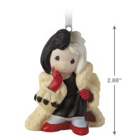 Disney 101 Dalmatians Cruella De Vil Precious Moments® Porcelain Ornament 2021 - Image 3