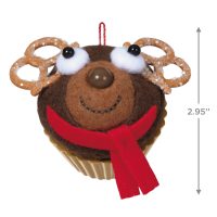 Christmas Cupcakes Sweet Reindeer Treat Ornament 2021 - Image 3