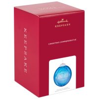 2021 Christmas Commemorative Glass Ball Ornament - Image 4