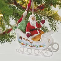 Santa's Sleigh 2021 Exclusive Ornament - Image 2