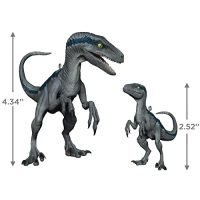 Jurassic World Dominion Velociraptor Blue Keepsake Ornament 2022 - Image 4
